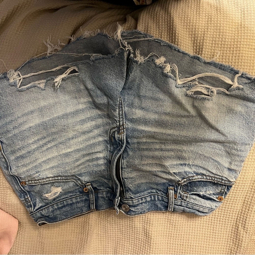 Distressed American Eagle Denim Shorts